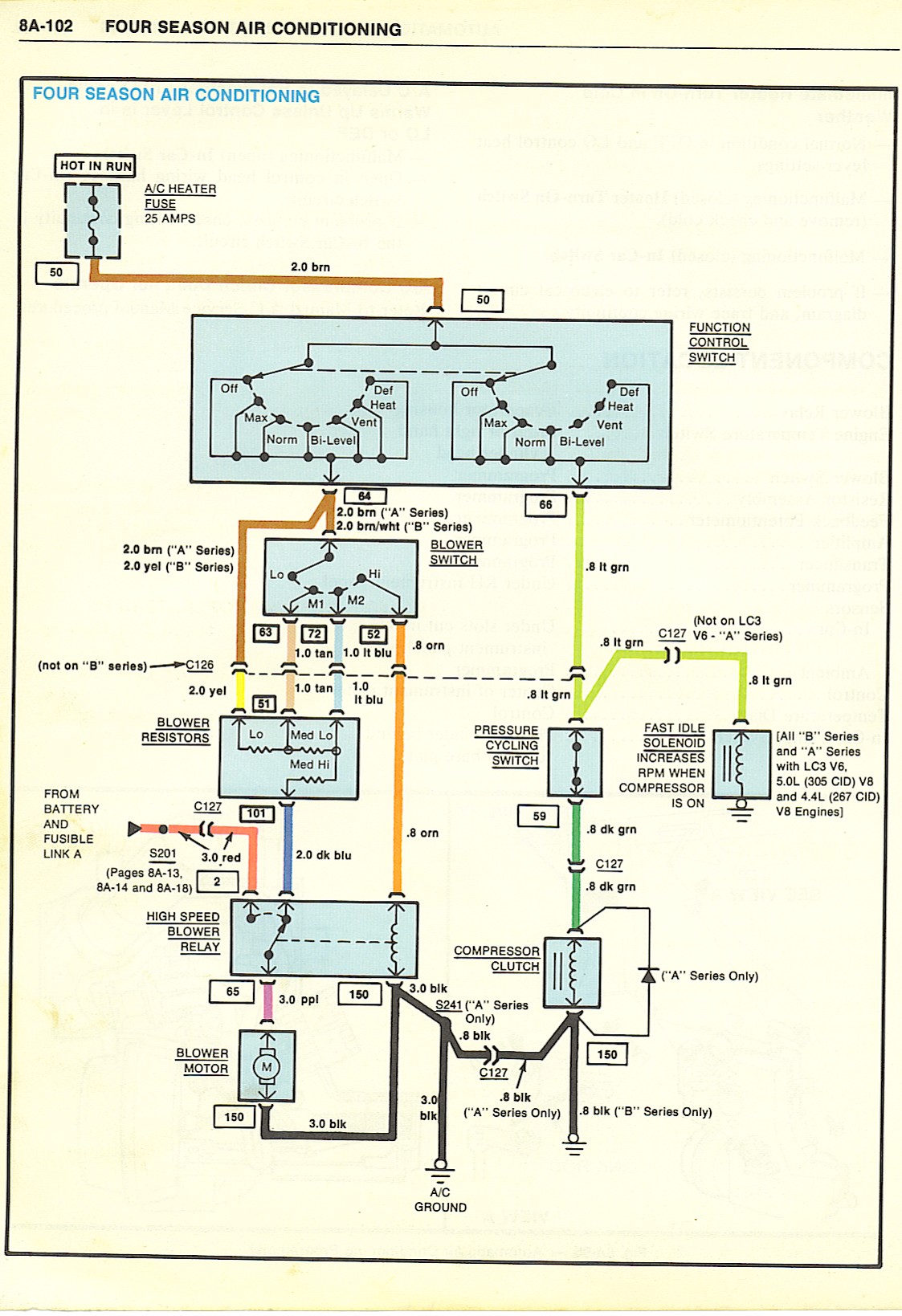 Wiring for heating system - El Camino Central Forum ... 1986 el camino wiring diagram 