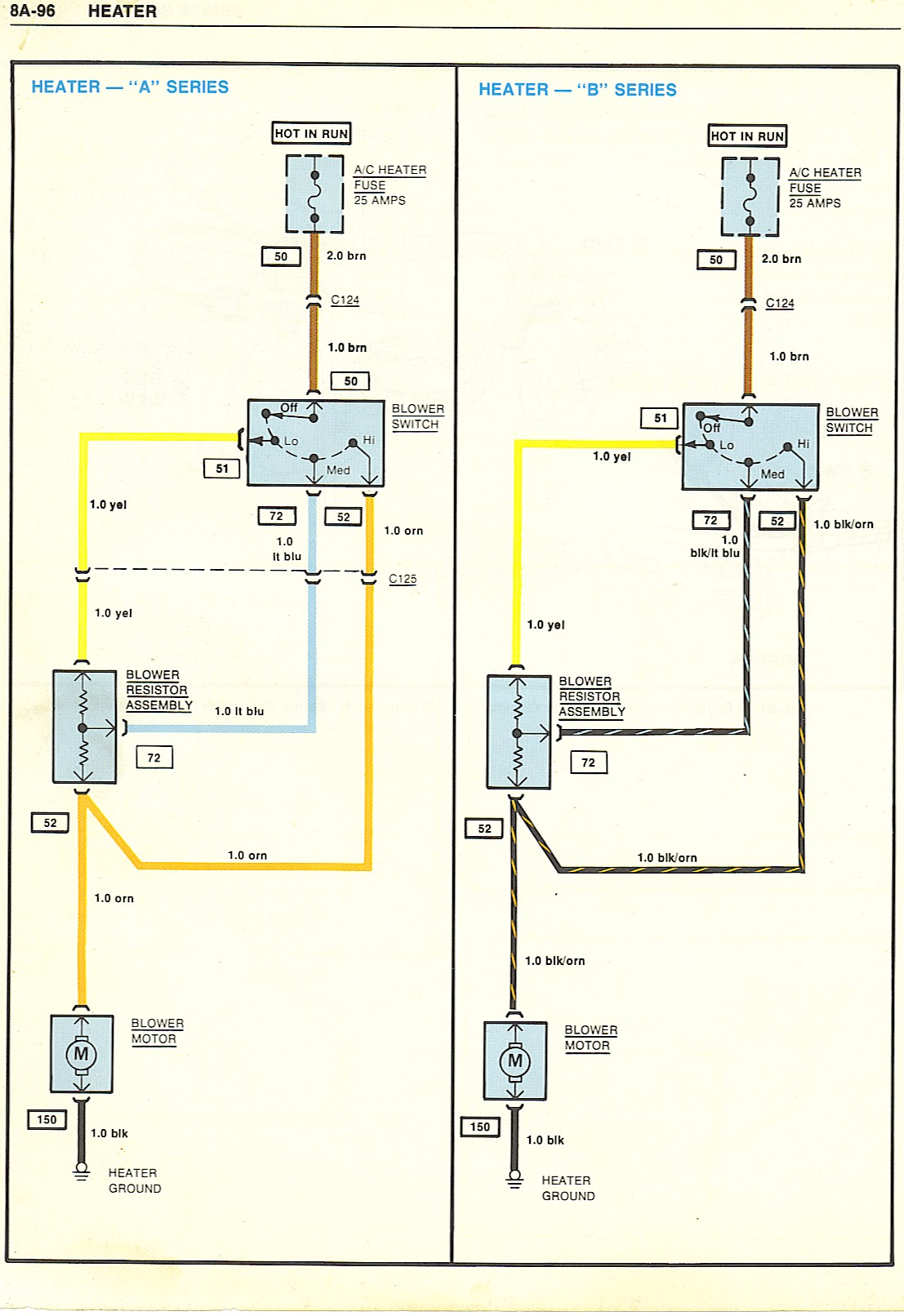 1991 Chevy 1500 Blower Motor Wiring Diagram